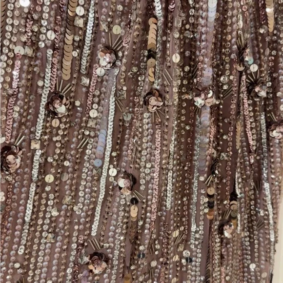 Jenny Packham Glittering Mauve Gown - Picture 5 of 7